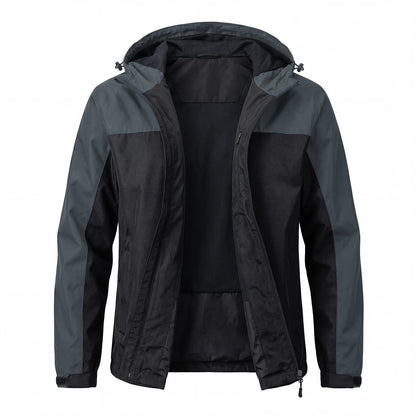 LOOGU Men’s Packable Rain Jacket Waterproof Lightweight Hooded J30