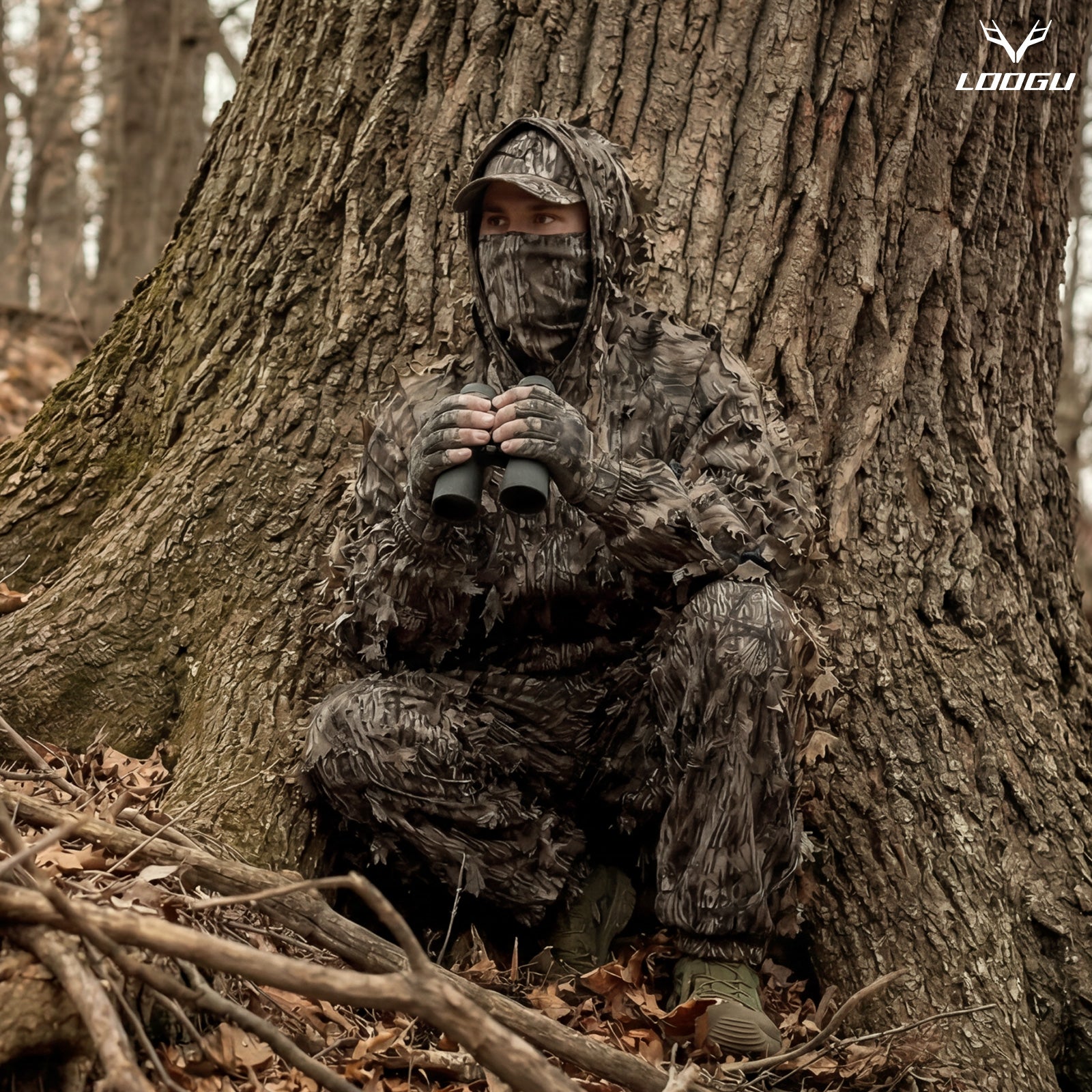 LOOGU Hunting Ghillie Suit ENTS Camo