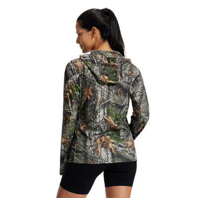 Women's Raglan Camo Hoodie WT73-R