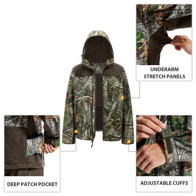Fleece-Lined Softshell Jacket M50-1