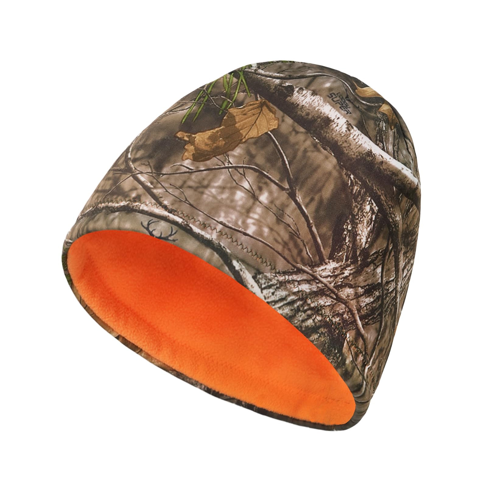 LOOGU Unisex Camo Beanie Hat for Hunting B08