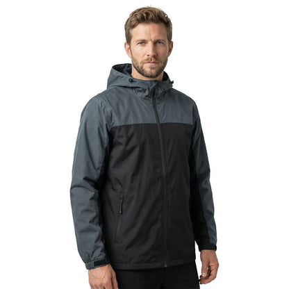 LOOGU Men’s Packable Rain Jacket Waterproof Lightweight Hooded J30