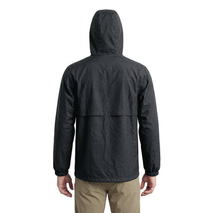 LOOGU Men’s Lightweight Waterproof Rain Shell Packable with Hood J10
