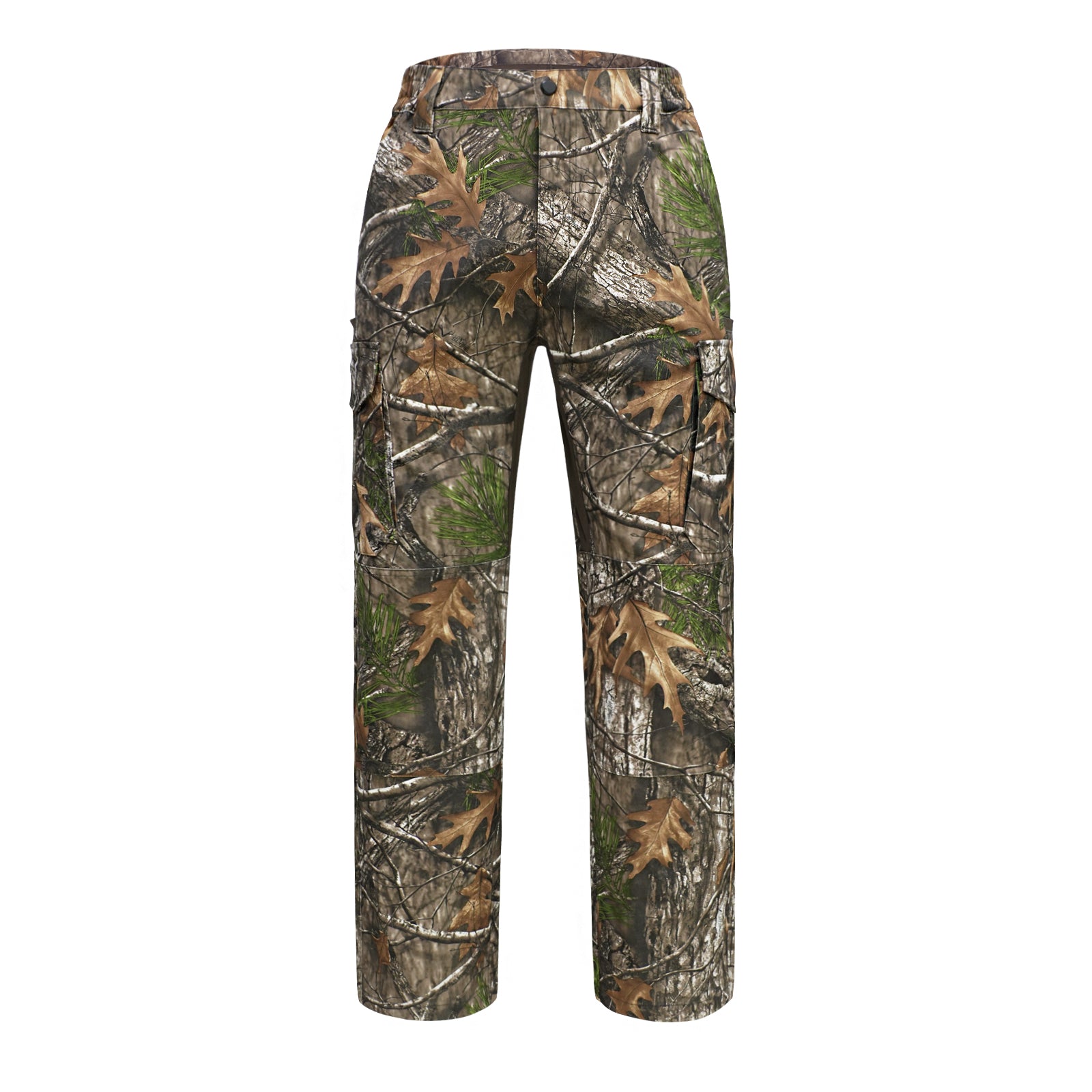 LOOGU Men's Water Resistant Tactical Pants Cargo Pants Super Tree Camo H61