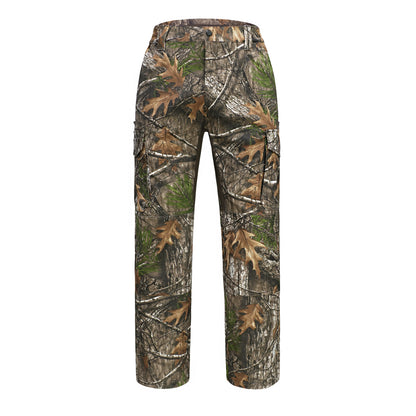 LOOGU Men's Water Resistant Tactical Pants Cargo Pants Super Tree Camo H61