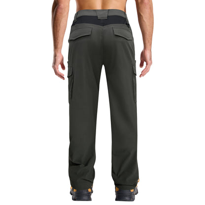 LOOGU Men's Water Resistant Tactical Pants Cargo Pants Charcoal Gray H61