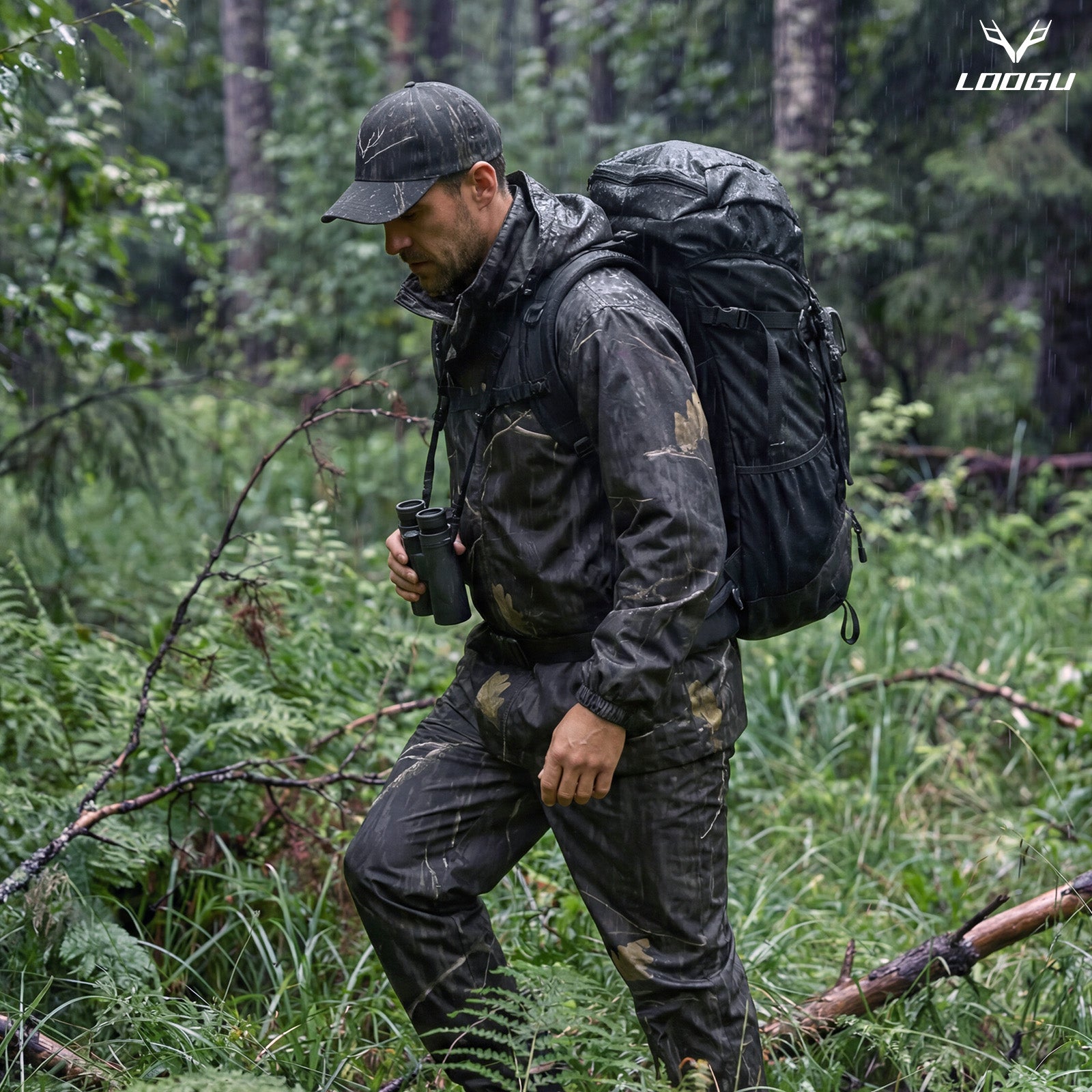LOOGU ENTS camo rainsuit TPU RS20