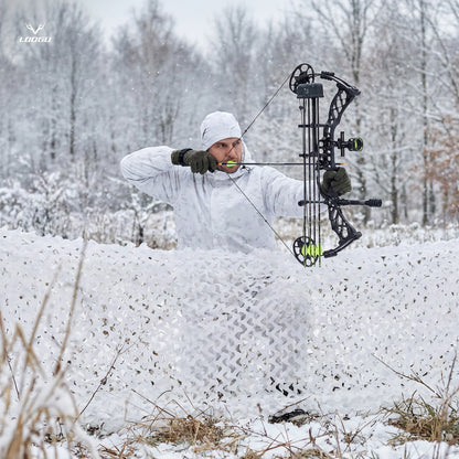 LOOGU Camping Military Hunting Camo Netting Spretta Camo