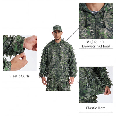 3D Leaf Ghillie Suit  GS10