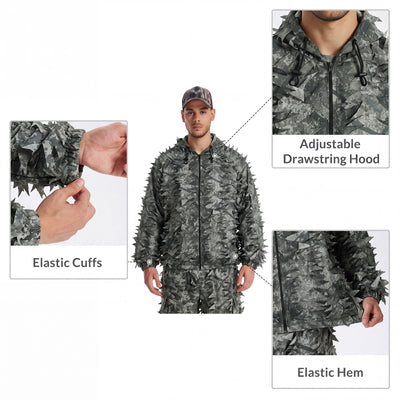 3D Leaf Ghillie Suit  GS10
