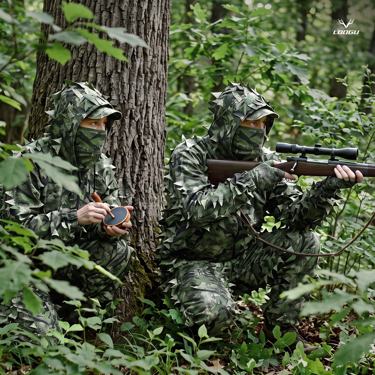 3D Leaf Ghillie Suit  GS10