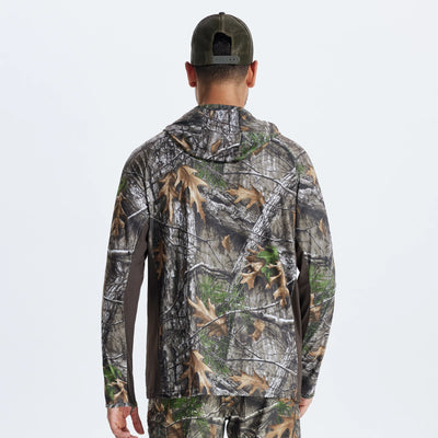 LOOGU Men's Fishing Hoodie Shirts Super Tree Camo T71