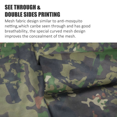 LOOGU Camo Netting Mesh Quiet Nets Spretta Camo