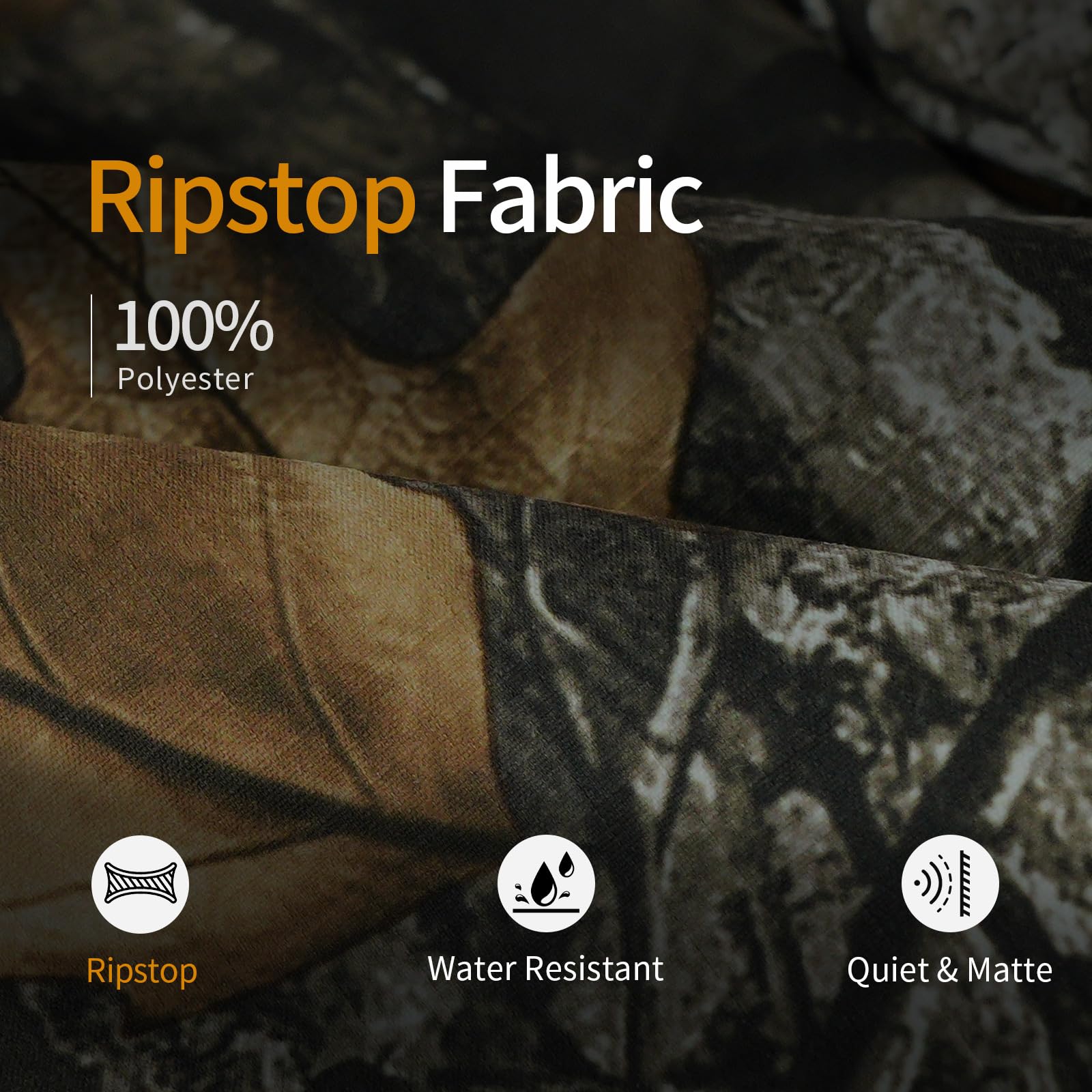 LOOGU Camo Hunting Cargo Shorts Super Tree H60S