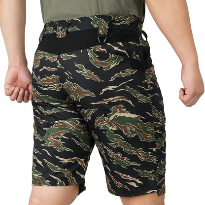 LOOGU Camo Hunting Cargo Shorts Tiger Camo H60S