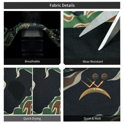 LOOGU Camo Hunting Cargo Shorts Tiger Camo H60S