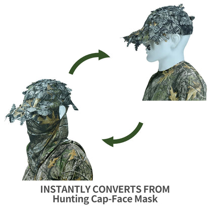 LOOGU Camouflage 2-piece set (hat+face mask)