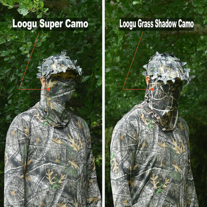 LOOGU Camouflage 2-piece set (hat+face mask)
