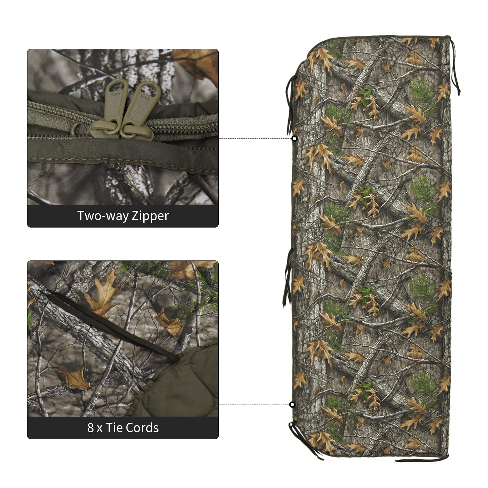 LOOGU Camping Blanket -Envelope style Super Tree