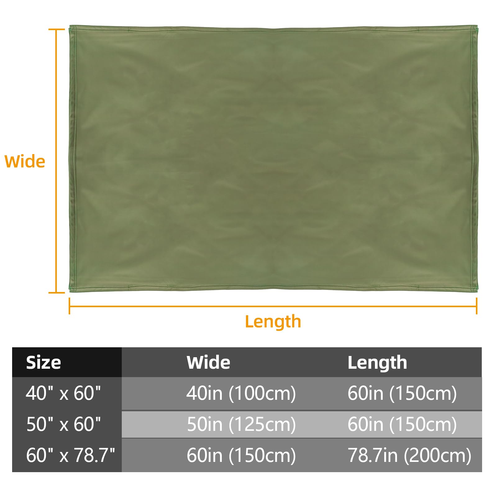 LOOGU Camping Blanket -Olive Green  Polar Fleece 1