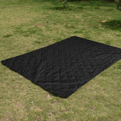 LOOGU Camping Blanket - black Polar Fleece