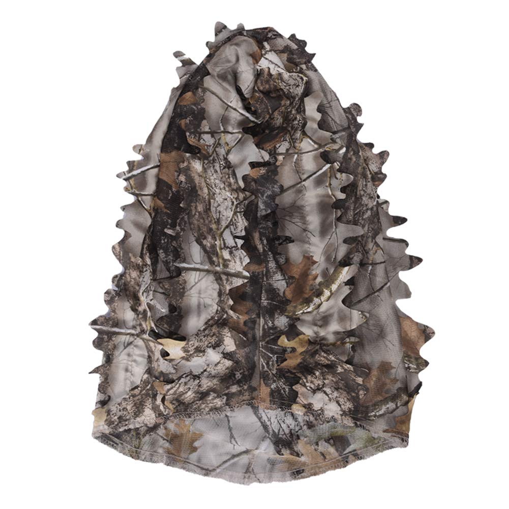 LOOGU Hunting Ghillie Face Mask 3D Leafy SUPER1.0
