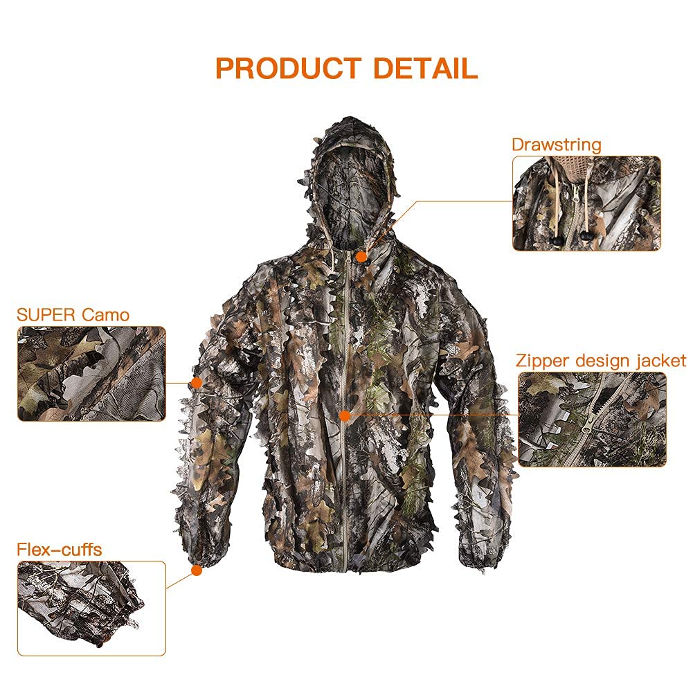 LOOGU Hunting Ghillie Suit Super Tree Camo 1.0