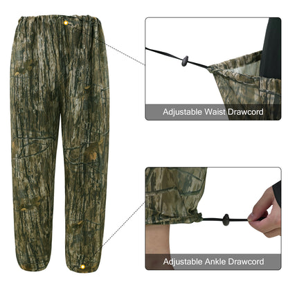 LOOGU Mosquito Suits-Bark & Dead Leaf Camo