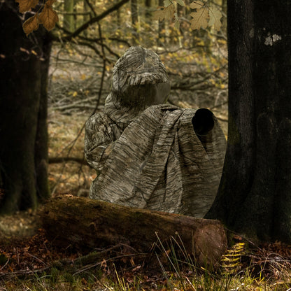 LOOGU Mosquito Suits-Bark & Dead Leaf Camo
