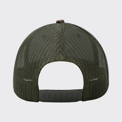 LOOGU Trucker Hat-Grass Shadow Camo Green Net C10