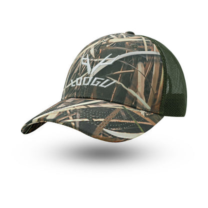 LOOGU Trucker Hat-Grass Shadow Camo Green Net C10