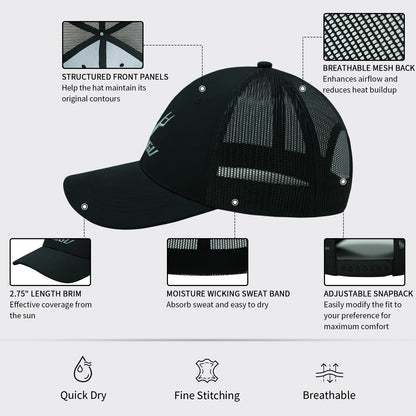 LOOGU Trucker Hat Blcak C10