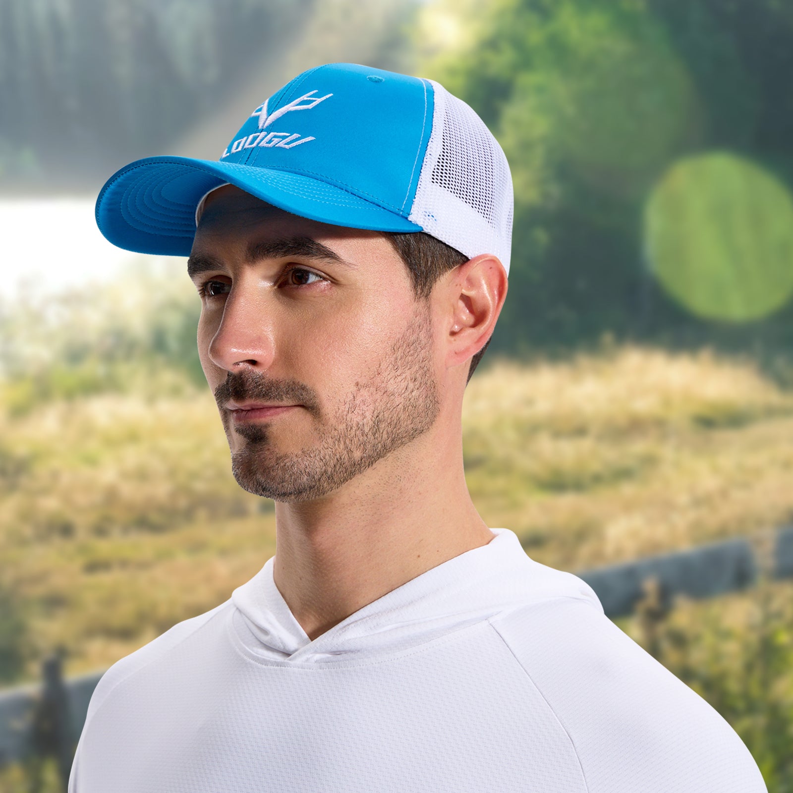LOOGU Trucker Hat Blue C10