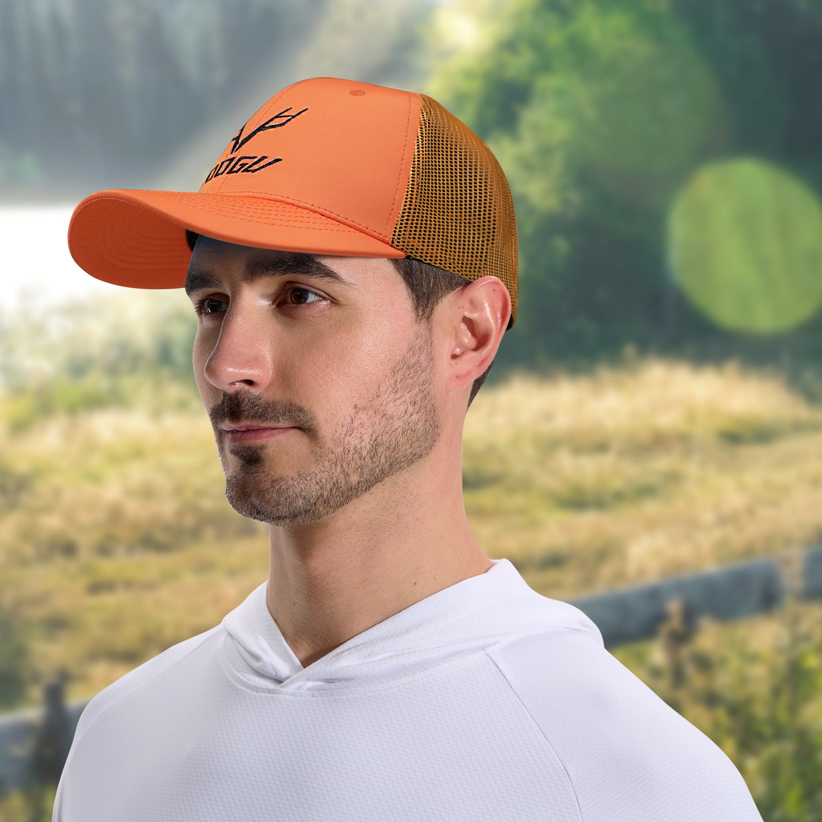 LOOGU Trucker Hat-Orange C10