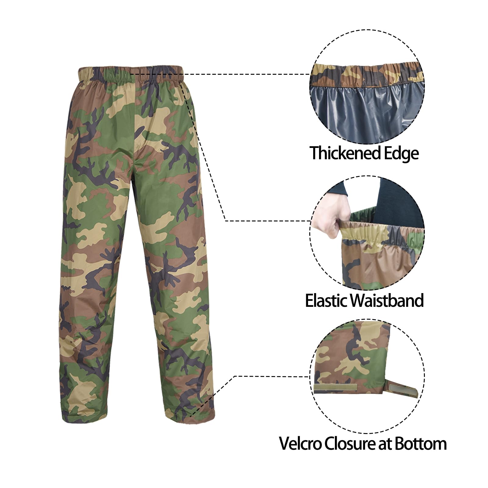 LOOGU rainsuit TPU- Us 4 Color Woodland