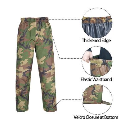 LOOGU rainsuit TPU- Us 4 Color Woodland
