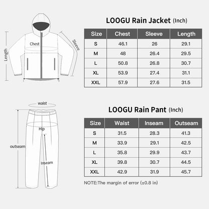 LOOGU rainsuit TPU- Us 4 Color Woodland