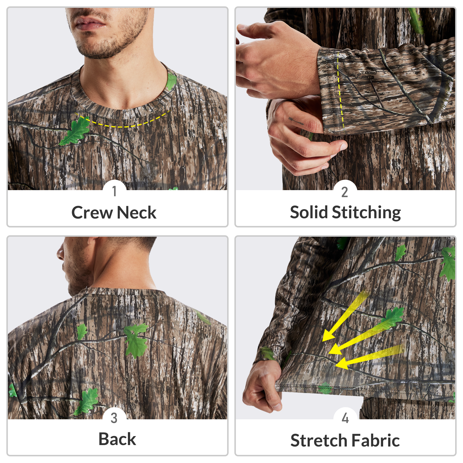 LOOGU Hunting Camo Shirt ENTS GREEN T20