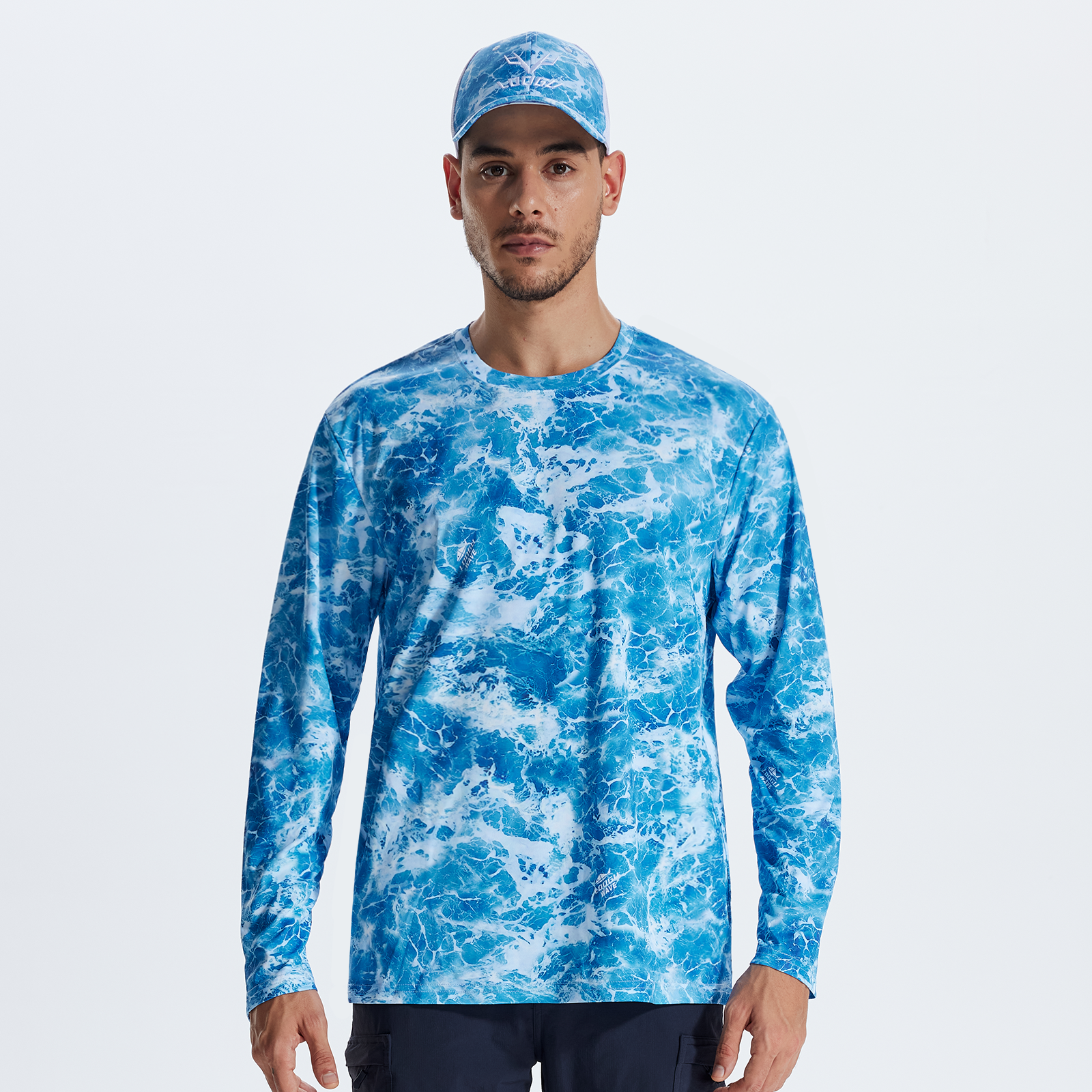 LOOGU Hunting Camo Shirt  Wave Blue T20