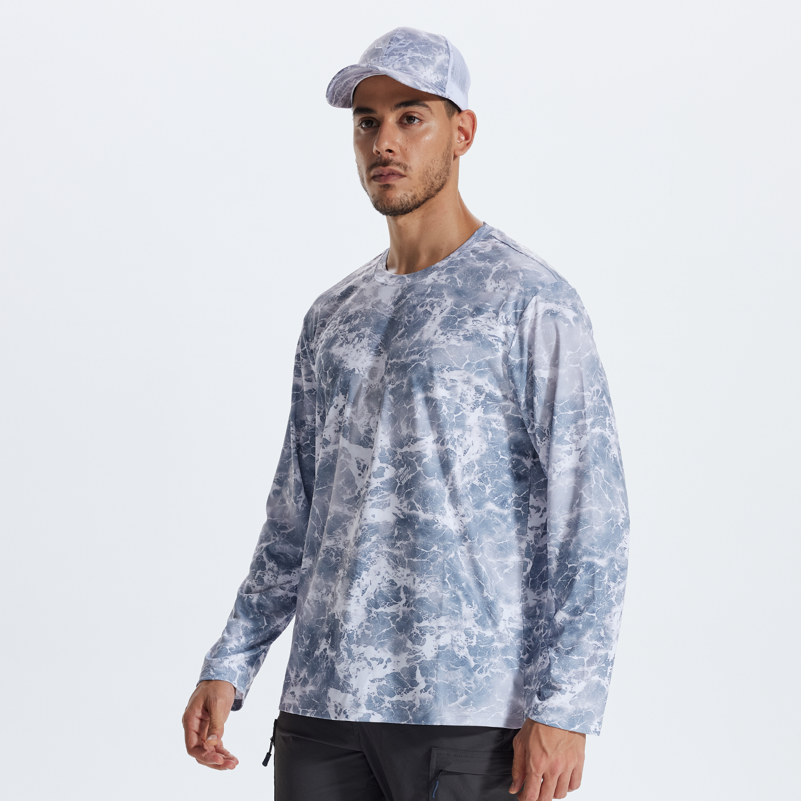 LOOGU Hunting Camo Shirt  Wave Grey T20