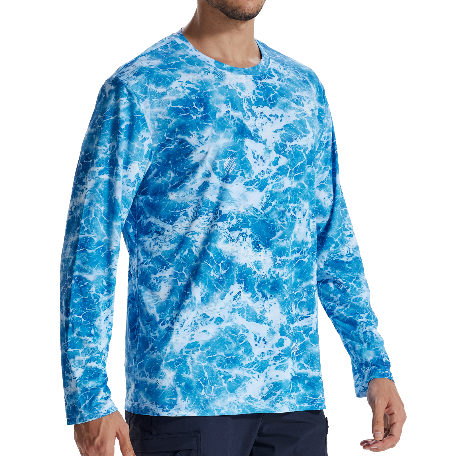 LOOGU Hunting Camo Shirt  Wave Blue T20