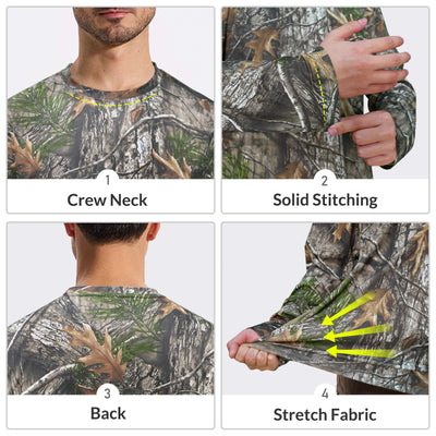 Long Sleeve Camo Hunting Shirt T21