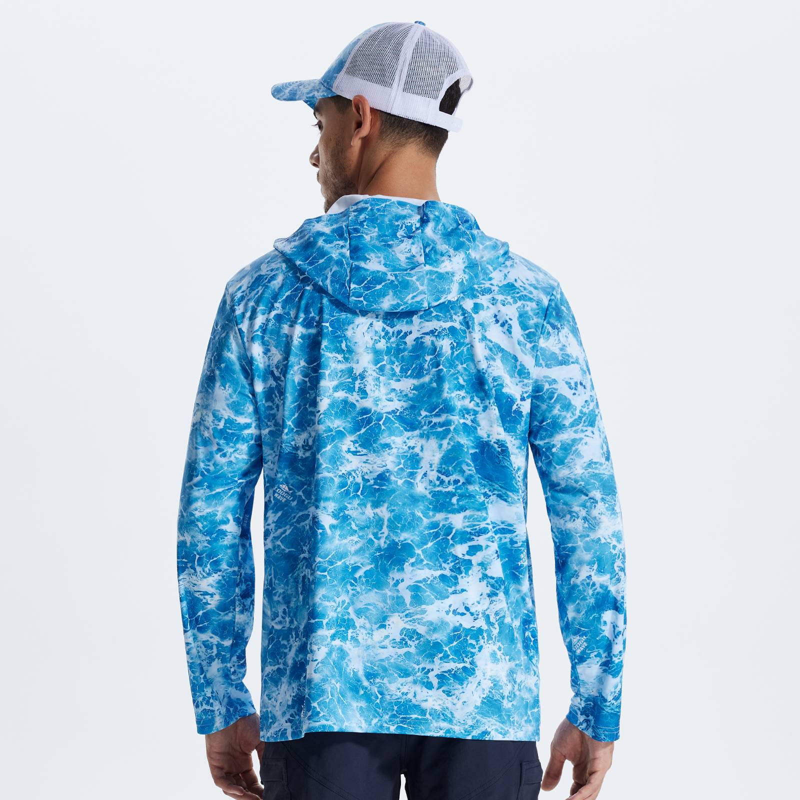 LOOGU Sweat à capuche de chasse camouflage pour homme, chemise de chasse à manches longues légère, pull à capuche performant pour la pêche et la randonnée 