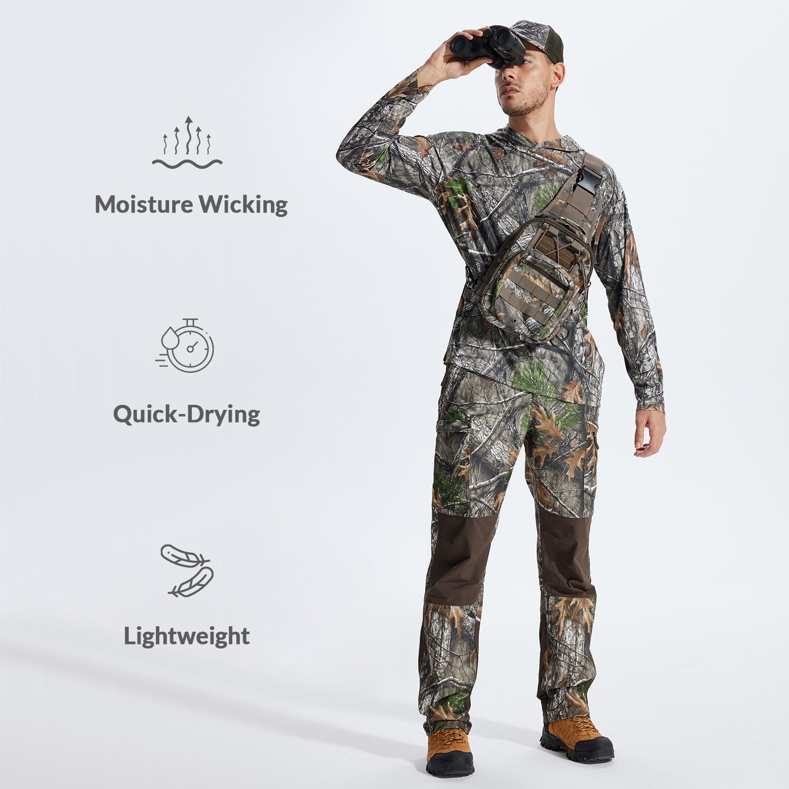 LOOGU Men’s Hoodie Long Sleeve Shirt Super Tree T70