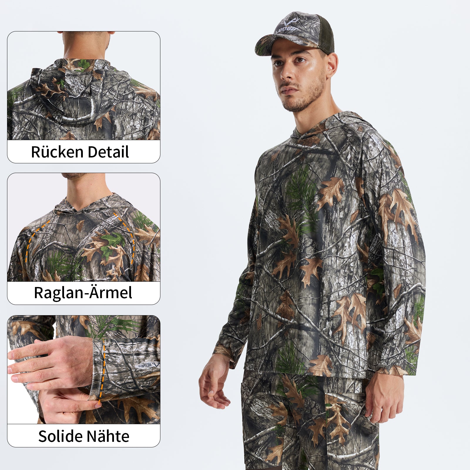 LOOGU Men’s Hoodie Long Sleeve Shirt Super Tree T70