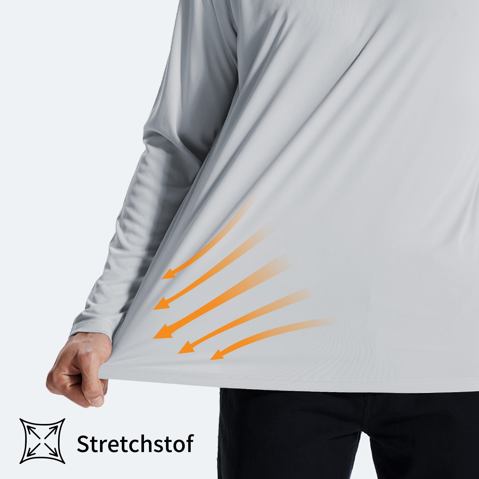 LOOGU Men’s Hoodie Long Sleeve Shirt Gray T70