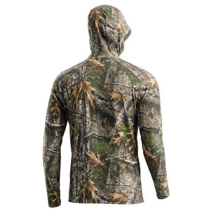 LOOGU Men's Fishing Hoodie Shirts Super Tree Camo T71