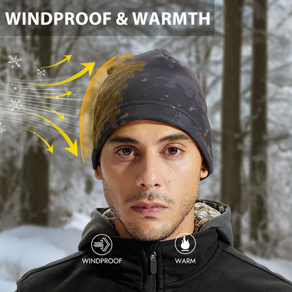 LOOGU  Unisex Camo Beanie Hat for Hunting B09