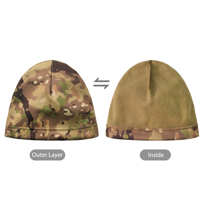 LOOGU  Unisex Camo Beanie Hat for Hunting B09