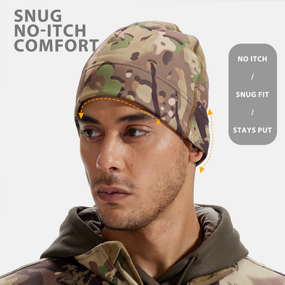 LOOGU  Unisex Camo Beanie Hat for Hunting B09